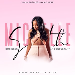 Business Consultant Flyer Editable Template