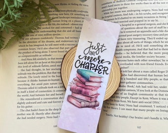 Just One More Chapter bookmark/book club/readers bookmark/never ending tbr