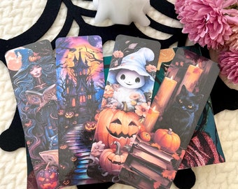 Segnalibri di Halloween: design spettrali di streghe, fantasmi e case infestate