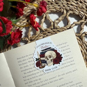 Psychological Thriller Book Club Magnetic Bookmark