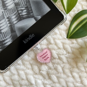 Känslomässigt stöd Kindle Charm: E-läsartillbehör i akryl