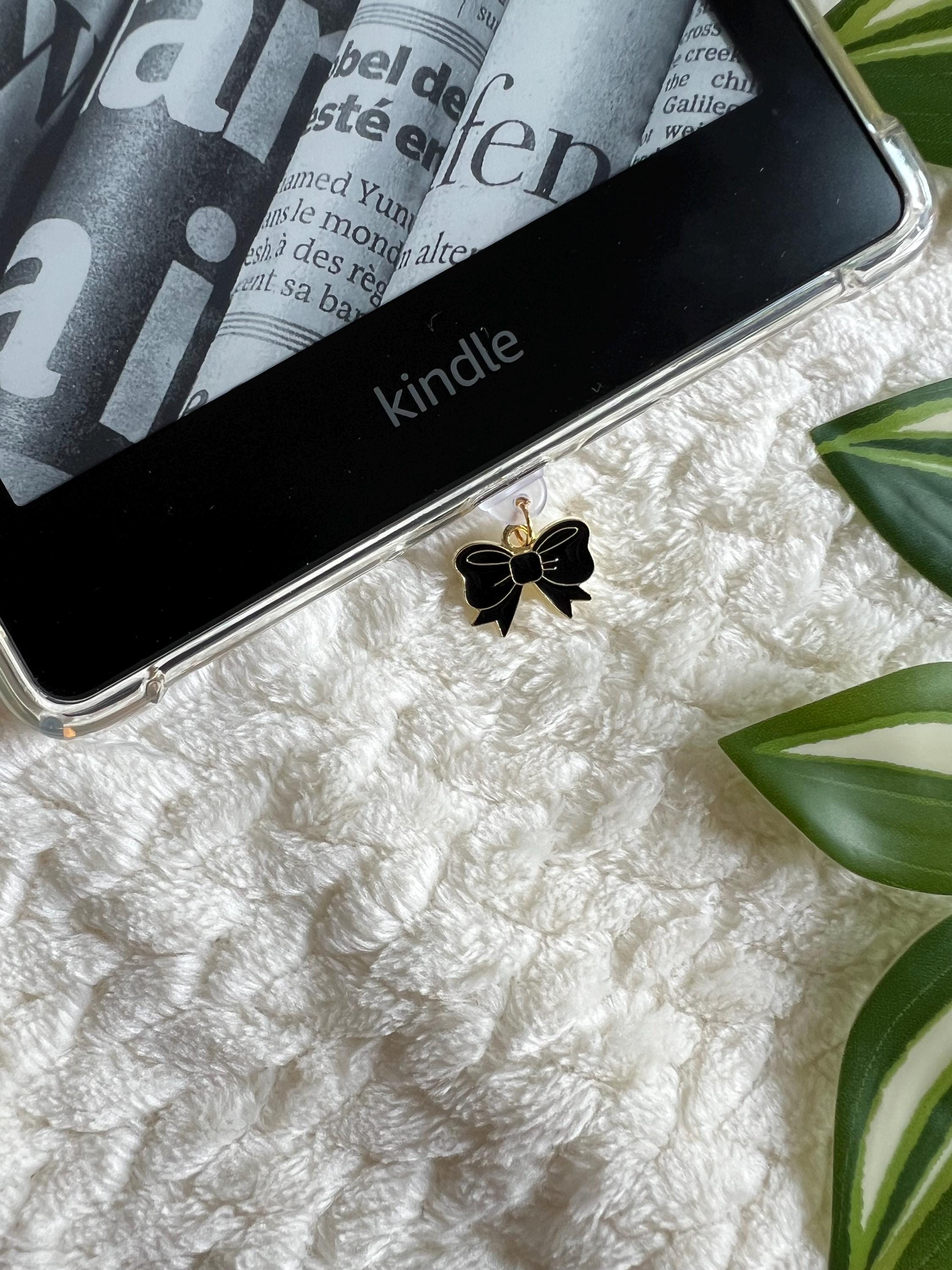Chaîne De Charme Mignonne Pour Kindle/liseuse - Design Cœur étoile Nœud - Accessoire Décoratif Pour étui - Rose