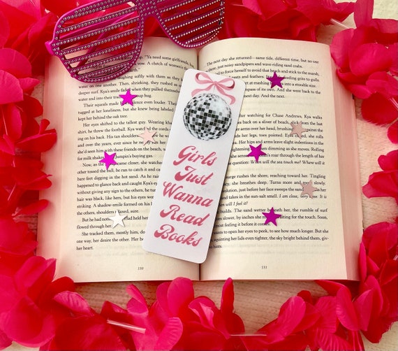Girls Just Wanna Read Books Bookmark: Fun Bookmark