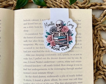 Morally Grey Book Club Magnetic Bookmark: Dark Romance Reader Gift