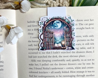 Lost in a Book Magnetic Bookmark: Fantasy Romance Reader Gift