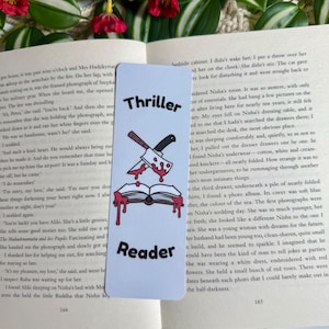Thriller Reader Bookmark