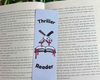 Thriller Reader Bookmark