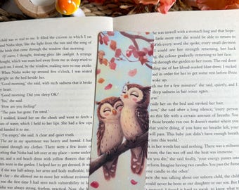 Marcador de búhos de otoño/Marcador de otoño