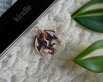 Celestial Dragon Kindle/Kobo Charm: E-Reader Accessory