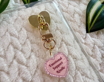 KindleCharm Clip: Akcesorium do czytnika Kindle E-Book z funkcją wsparcia emocjonalnego
