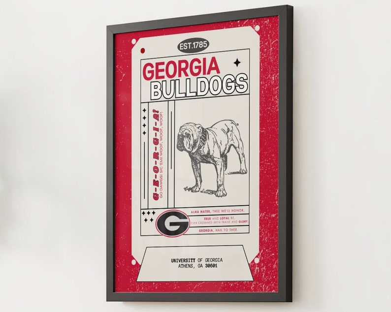 Vintage Dorm Art Boys and Girls College Wall Large Printable Poster