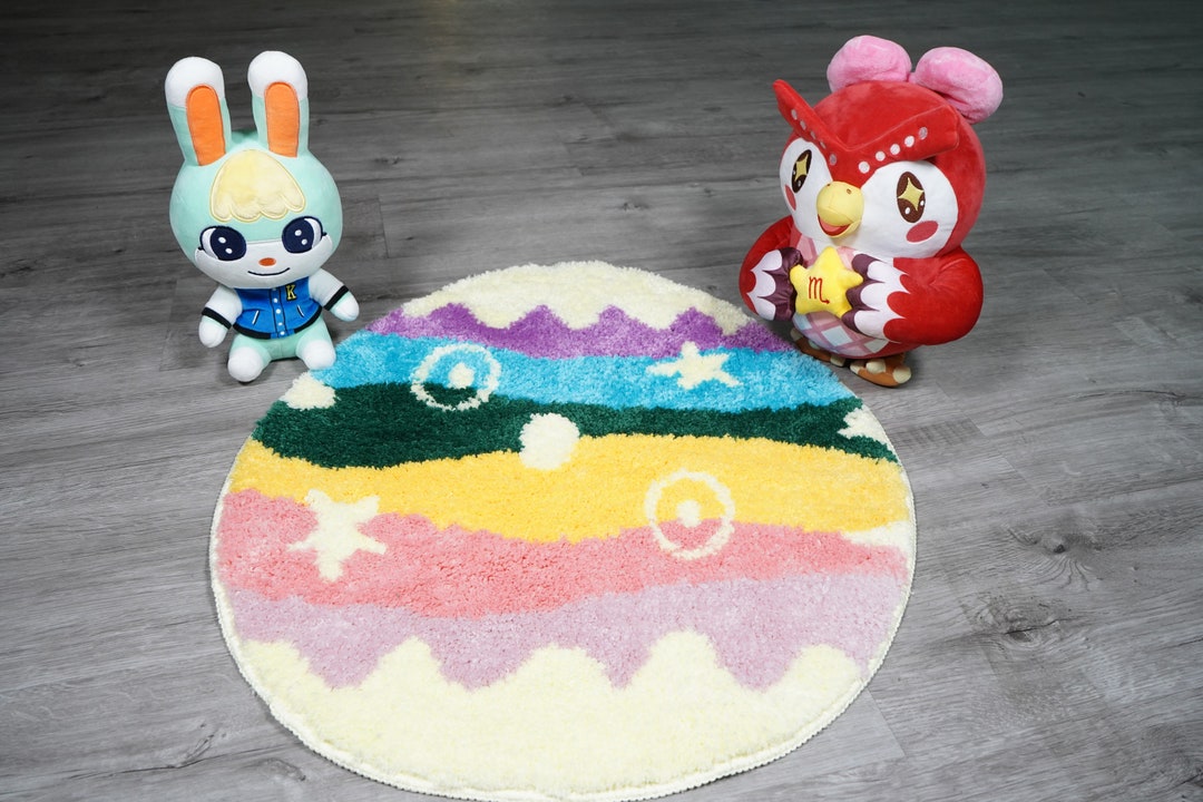 Preorder Custom Tufted Bunny Day Rug Animal Crossing New Horizons