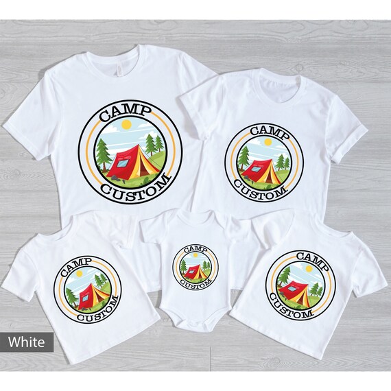 Custom Camp Shirt Camping Shirts for Family Personalized Etsy