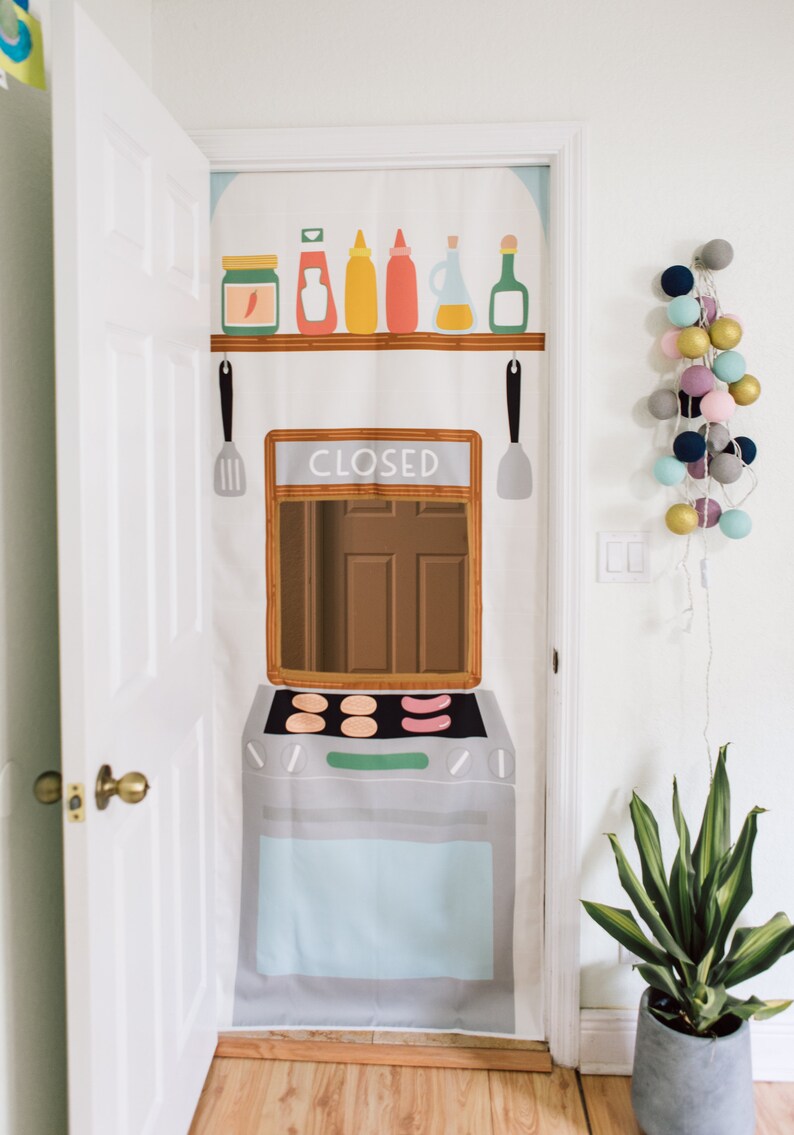 Pretend Play Doorway Playhouse Camper Food Truck Etsy