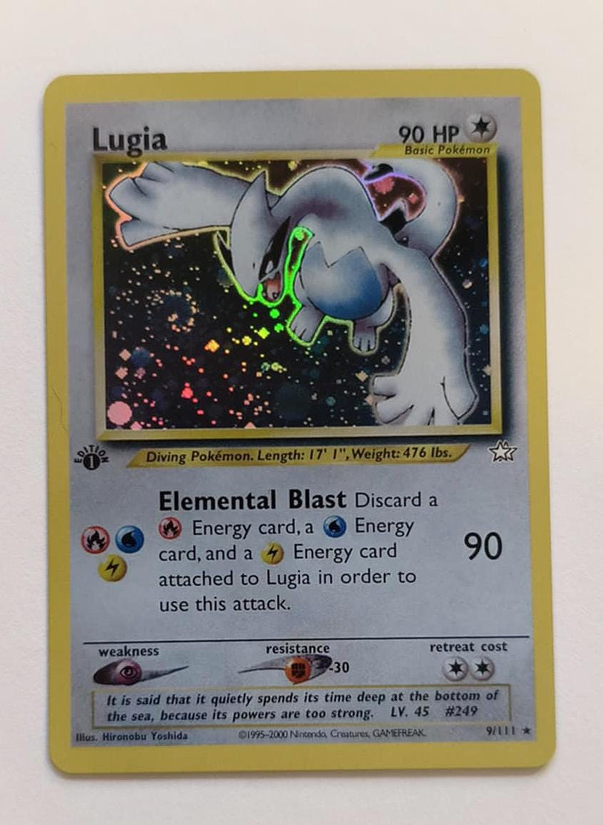 Lugia 1st Edition - Etsy