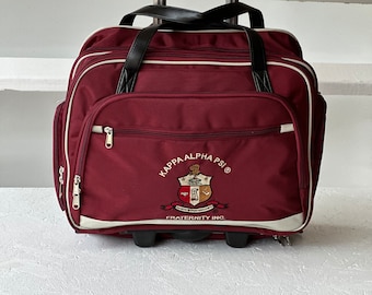 Kappa Alpha Psi Fraternity Crimson  color Laptop with Trolley- Luggage/cabin Bag for travelling.- authorized vendor