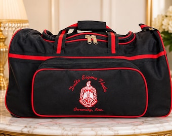 DST Red & Black Trolley Duffle Bag - Authorized Vendor