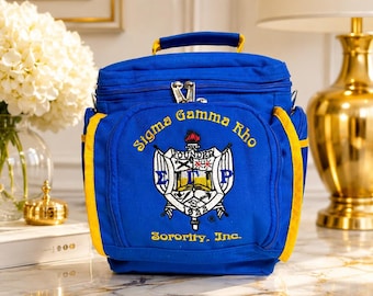 Sigma Gamma Rho Insulated Lunch Box | Sorority Lunch Tote Thermal Food Storage Bag