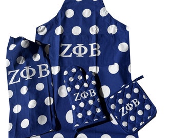 Zeta Phi Beta (ZOB) BAKER SET- Blue & White