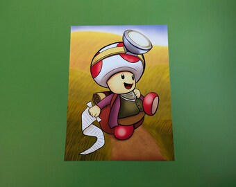 Captain Toad is going on an adventure! - Art Print