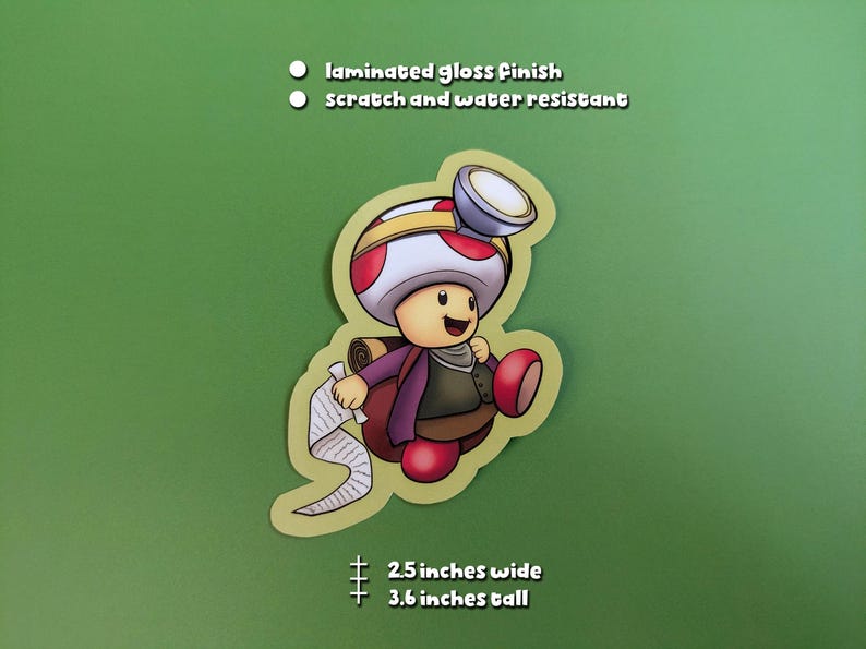 Captain Toad is Going on an Adventure! - Sticker - Etsy