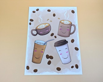 Joyful Beans - Art Print