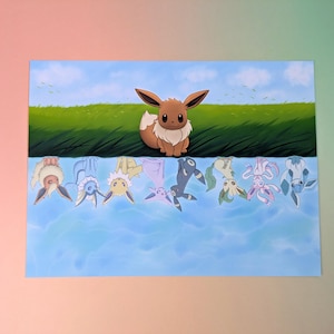 Eeveelutions - Impression artistique