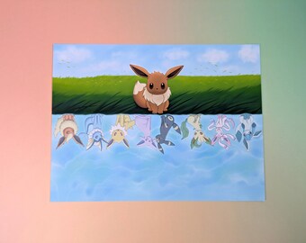 Eeveelutions - Art Print