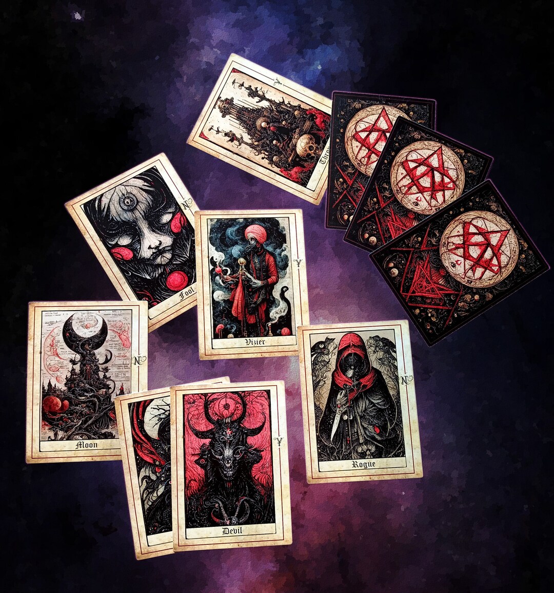Deck of Many Things, Dungeons and Dragons, 5E Compatible, Vintage ...
