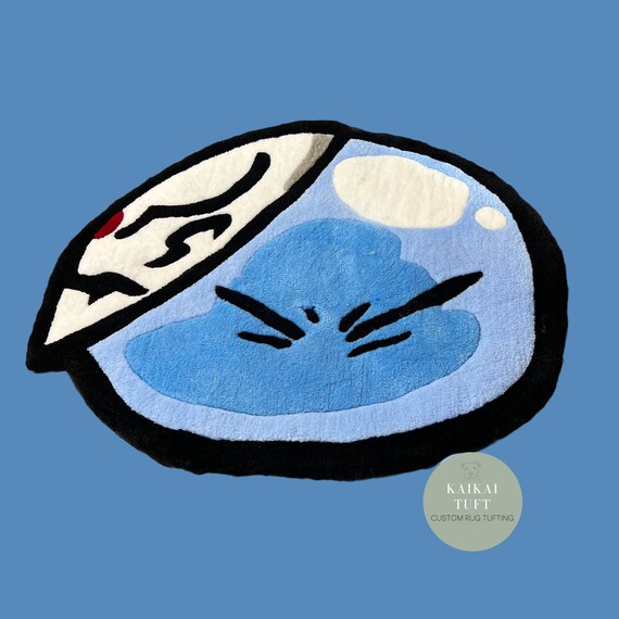 Rimuru Rug Custom Tufted Blue Rug - Etsy