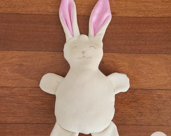 Flat Bunny Rabbit toy sewing pattern