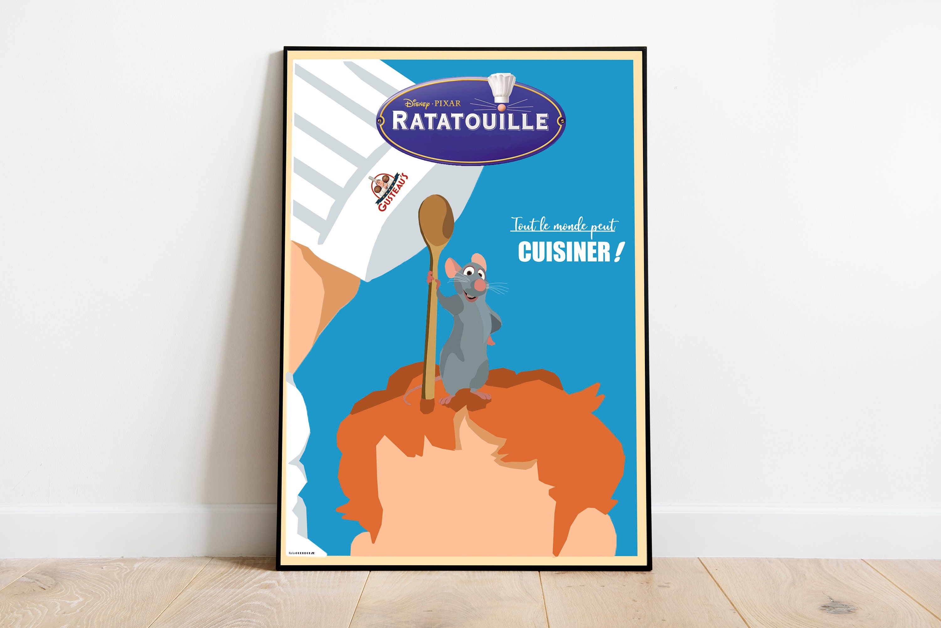 Affiche Ratatouille / Poster Remy Ratatouille Etsy