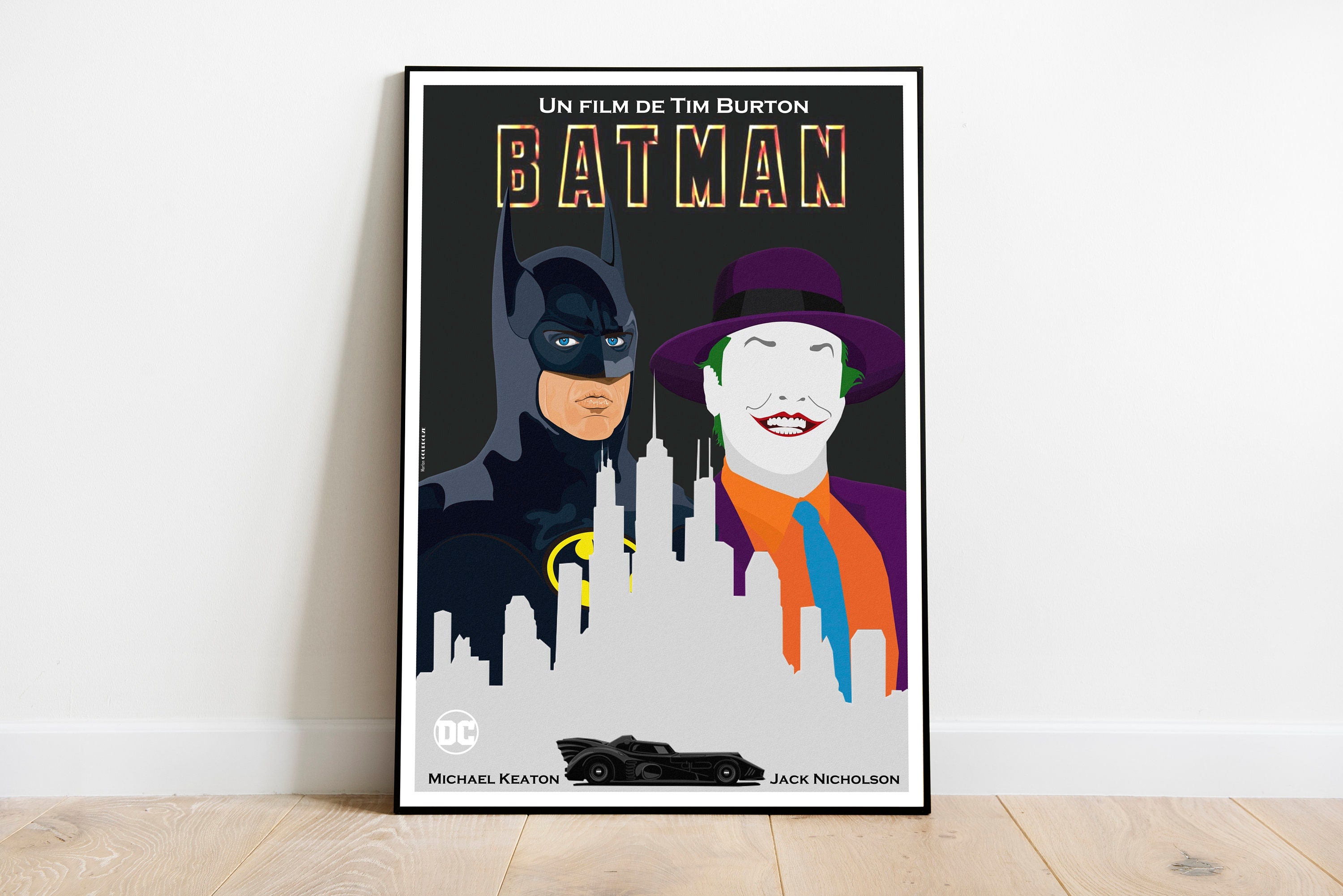 Affiche Batman / Poster Batman Tim Burton - Etsy