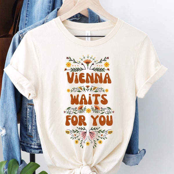 Billy Joel shirt, Vienna Waits for You t-shirt, Billy Joel concert merch, Billy Joel tan gift, women’s rock band tee, vintage band shirt