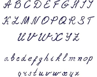 Alphabet Pages, Cursive Letters, A4 Size – Educational Art. With RegaloDigitale