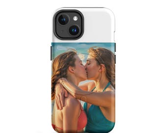 Funda de silicona para iPhone, resistente a caídas, con estampado lésbico.