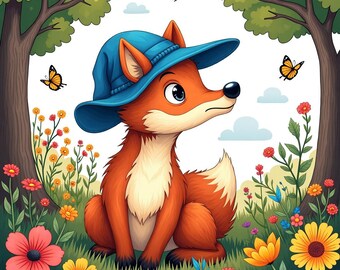 A4 color book of Zorro, the travieso, a peculiar animal, with digital gift