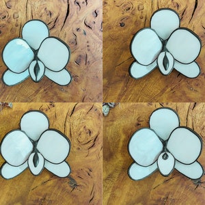 Digital Pattern for 3D Stained Glass Orchid Flower With Full ...