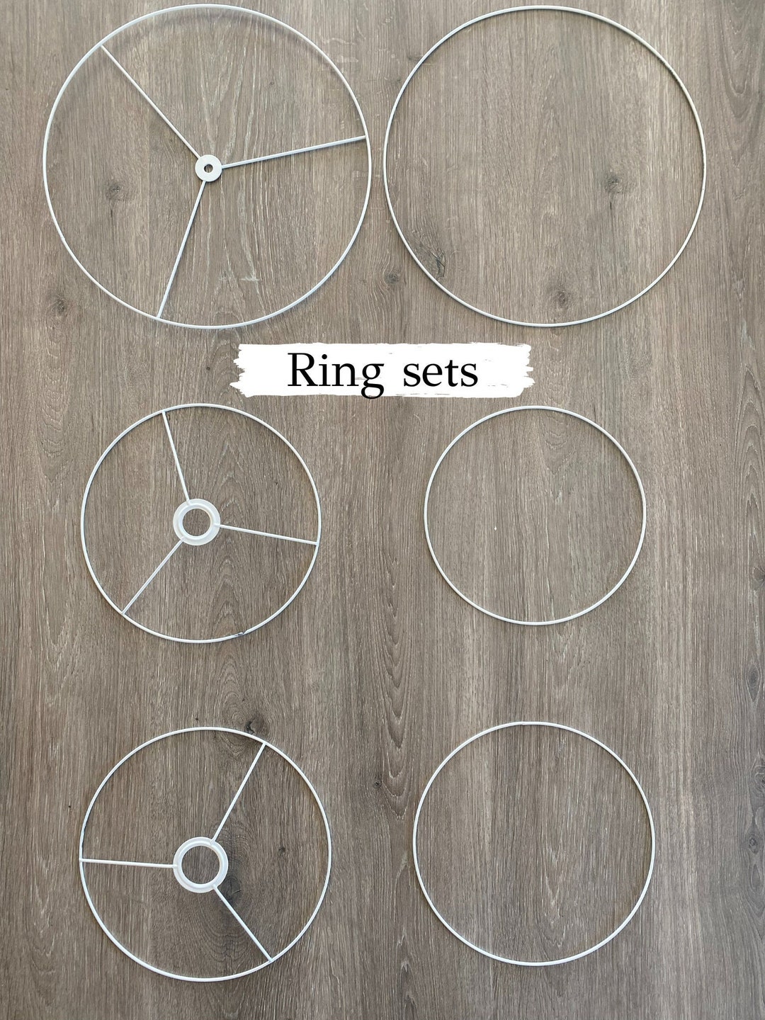 Lampshade Rings Frame Metal White Lampshades Rings Set Metal Rings DIY