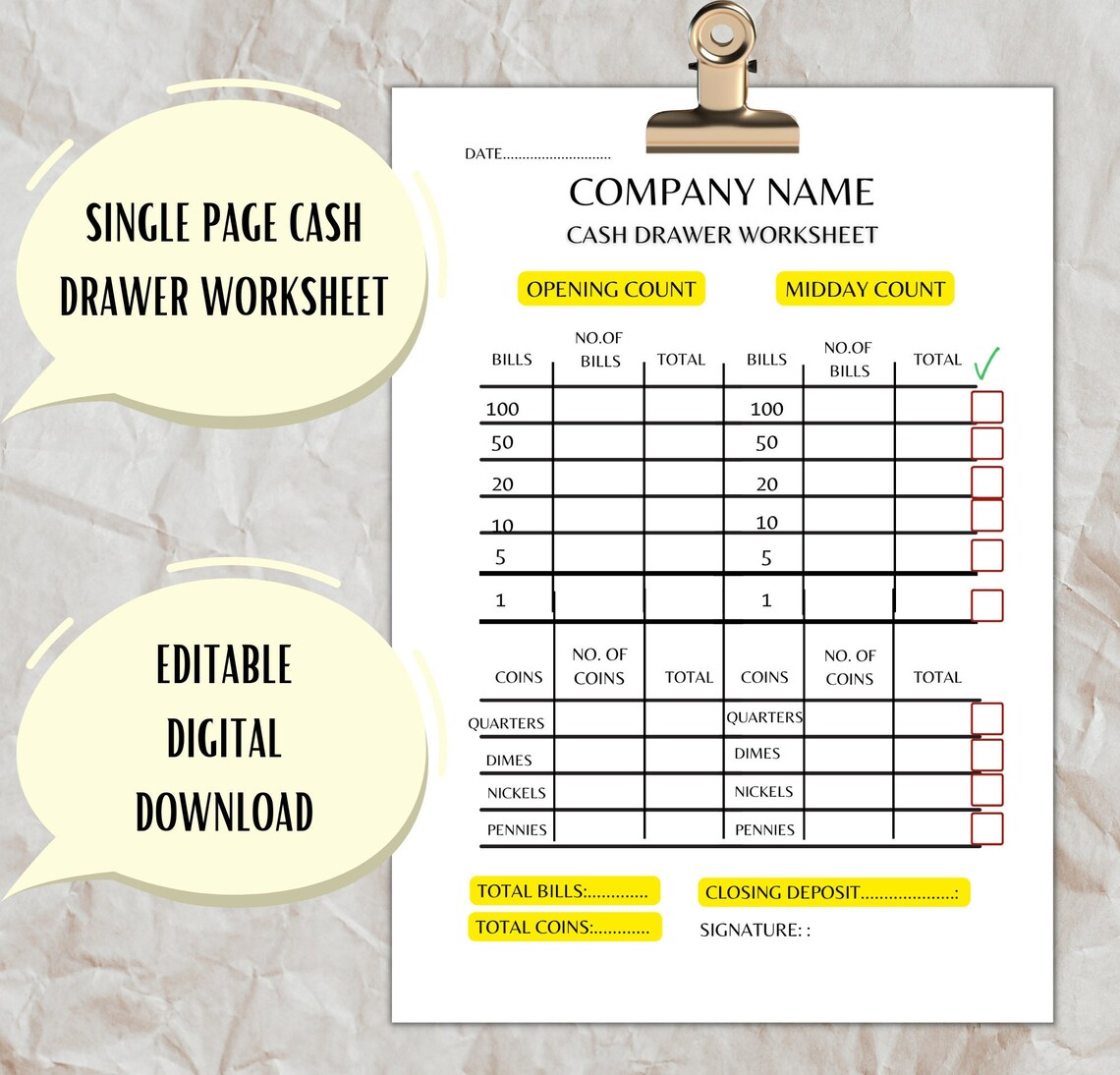 Cash Drawer Sheet At Pamela Sheehan Blog Cash Drawer Sheet At Pamela Sheehan Blog