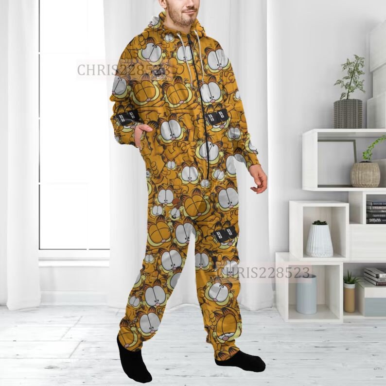 Garfield Pajamas Etsy