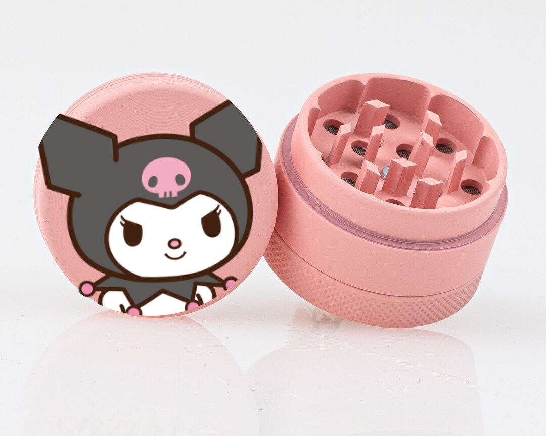 Kuromi Pink or Black Hello Kitty Grinder Gift for Her Etsy