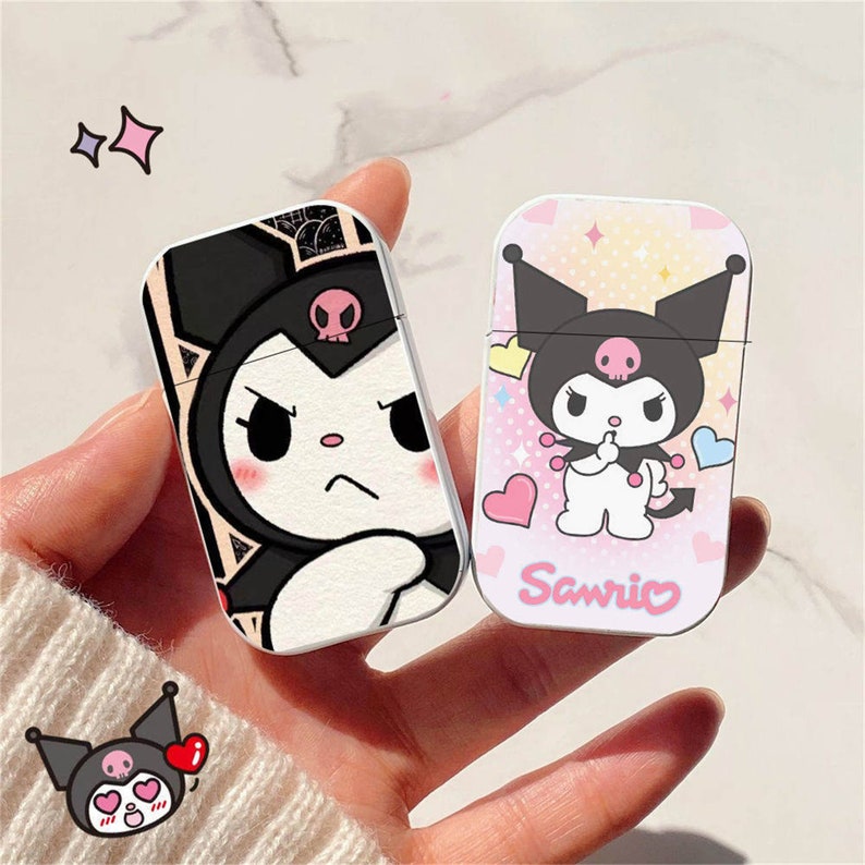 Kuromi Lighter Pink Torch Lighters Creative Sanrio Model Etsy