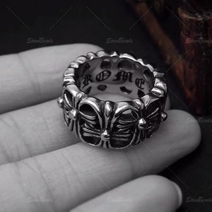 CH Cross Ring - Vintage Retro INS Trendy Unisex Couple Ring Forever
