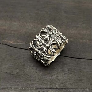 Etsy chrome 2024 hearts ring