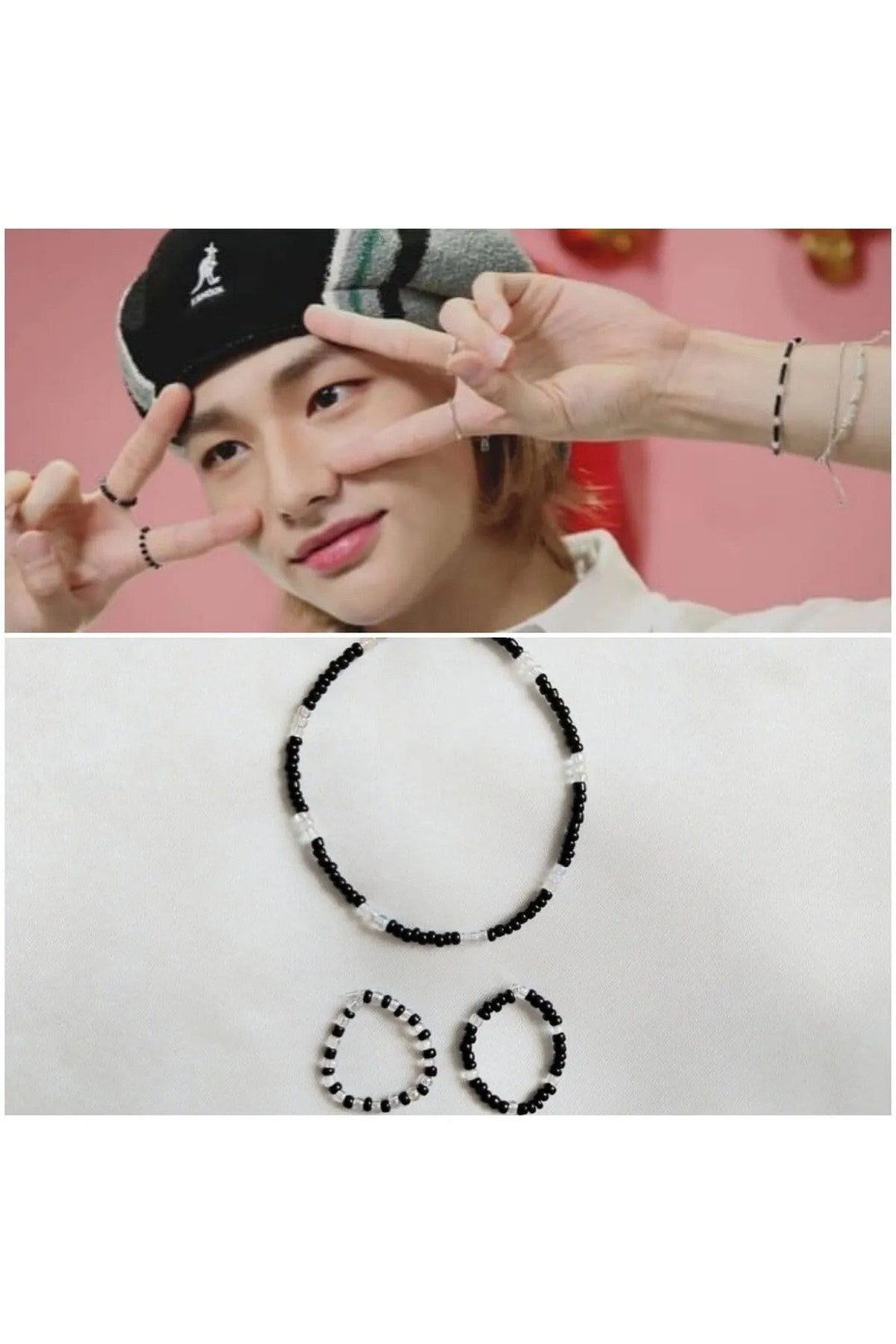 Stray Kids Hyunjin Bracelet Ring Set Stray Kids Merch - Etsy