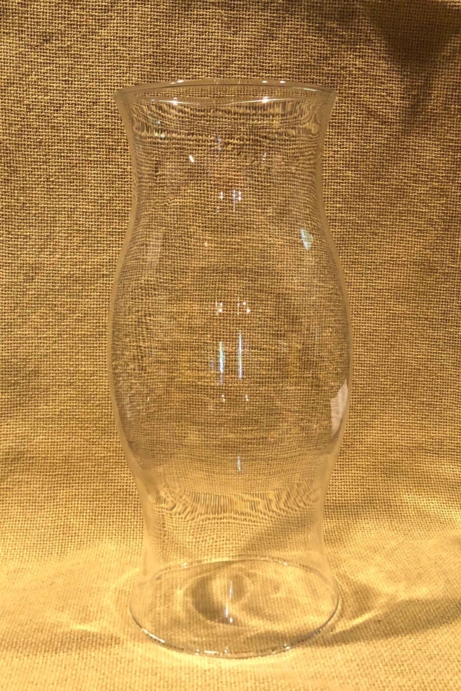 Vintage Clear Glass Hurricane Globe Etsy