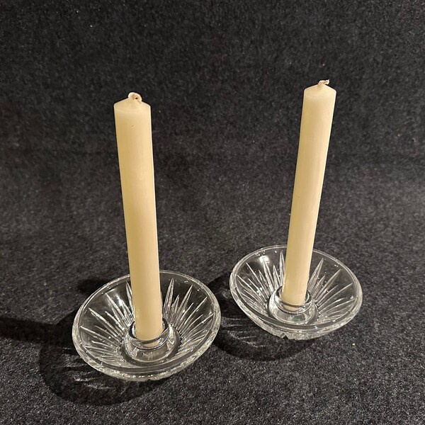 Princess House Crystal Candle Holder Etsy