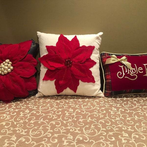 Christmas Holiday Decorative Pillows ~ 3 Designs