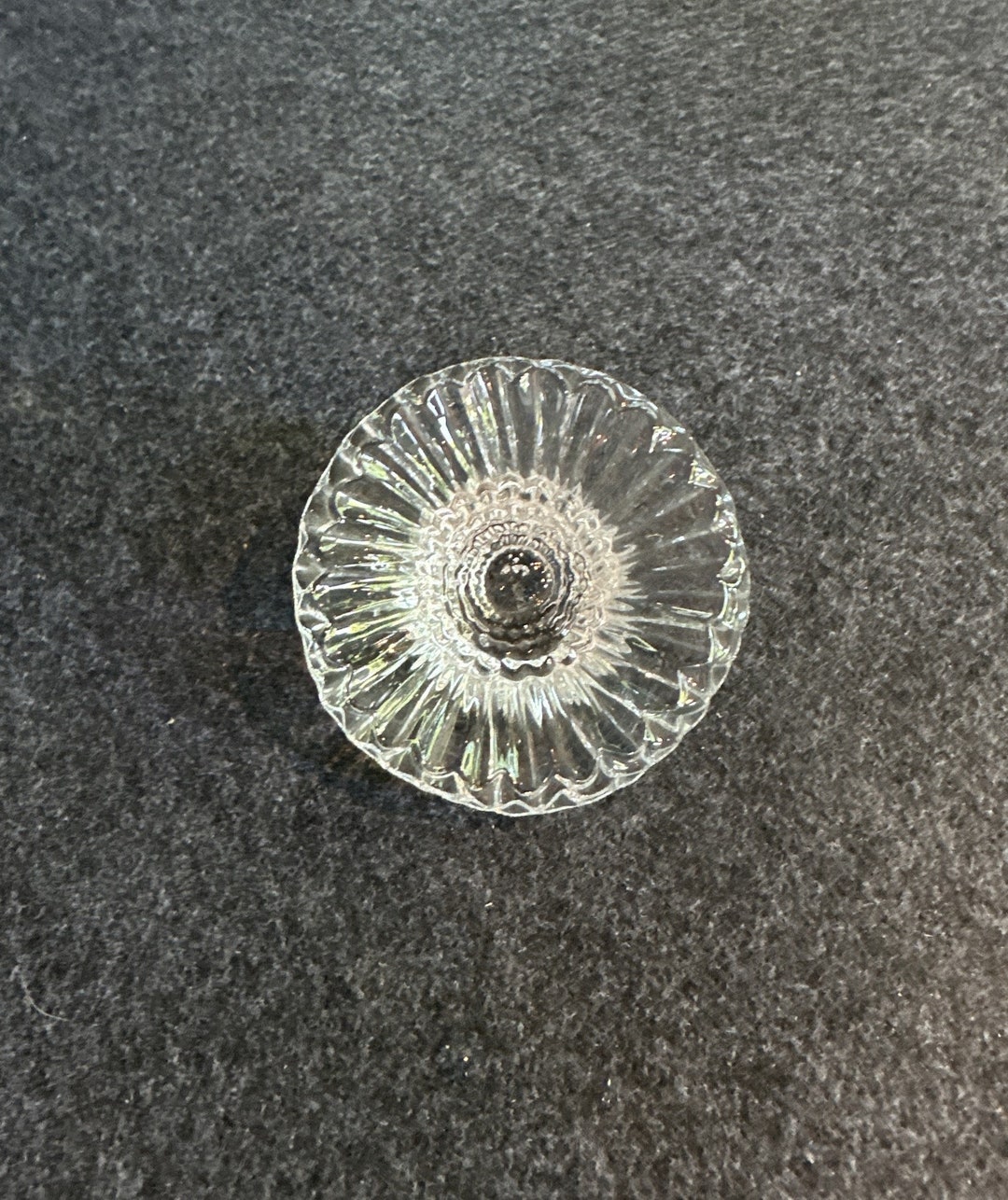 WATERFORD Lead Glass Daisy Paperweight Vintage Etsy